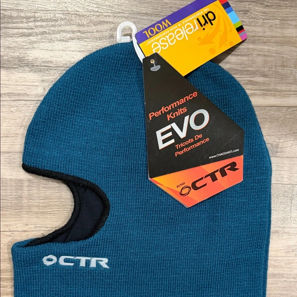 Blue Performance Knit Face Mask
